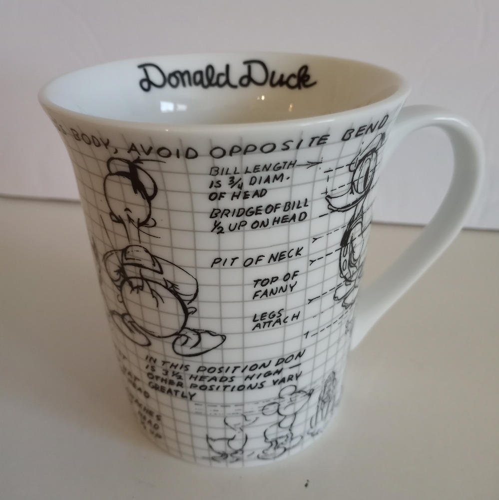 Disney Sketchbook Donald Duck Mug